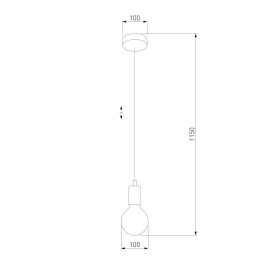 Подвесной светильник TK Lighting 1903 Retro