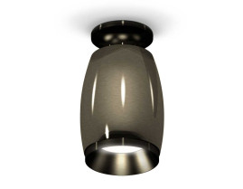 Комплект накладного светильника Ambrella light Techno Spot XS1123042 DCH/PBK черный хром/черный полированный (N6902, C1123, N7031)