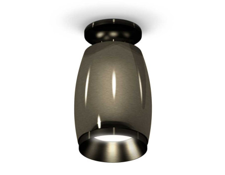 Комплект накладного светильника Ambrella light Techno Spot XS1123042 DCH/PBK черный хром/черный полированный (N6902, C1123, N7031)