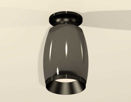 Комплект накладного светильника Ambrella light Techno Spot XS1123042 DCH/PBK черный хром/черный полированный (N6902, C1123, N7031)