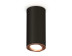 Комплект накладного светильника Ambrella light Techno Spot XS7443005 SBK/PPG черный песок/золото розовое полированное (C7443, N7005)