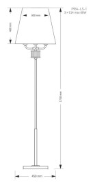 Напольный светильник KUTEK MOOD Prato PRA-LS-1(N)