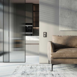 Выключатель двухклавишный с подсветкой (дымчатый) W1220104/ a069457