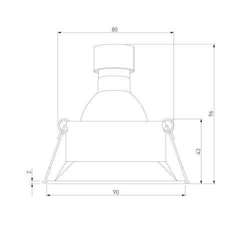 Встраиваемый светильник Elektrostandard Punto 25017/01 a065472