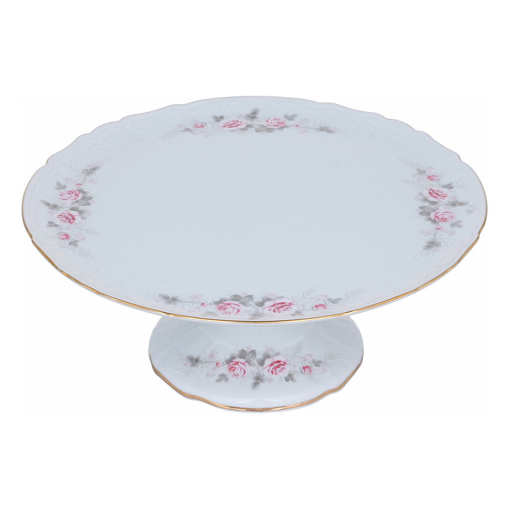 Тортница н/н 32см.&quot;Роза серая 5396011&quot; Bernadotte