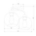 Потолочная люстра TK Lighting 4021 Bari