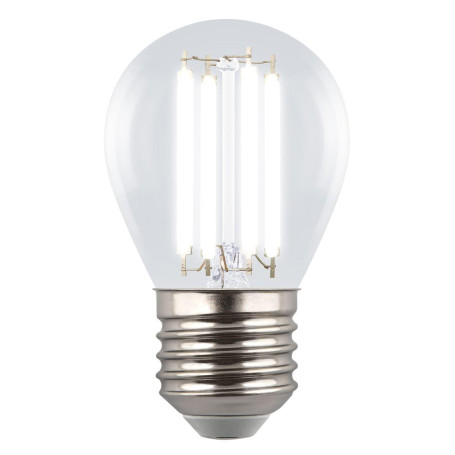Лампа светодиодная Uniel E27 4W 4000K прозрачная LED-G45-4W/4000K/E27/CL GLY01TR UL-00011941