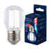 Лампа светодиодная Uniel E27 4W 4000K прозрачная LED-G45-4W/4000K/E27/CL GLY01TR UL-00011941