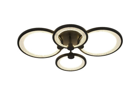 Светильник потолочный светодиодный ЭРА Модерн с ДУ Odry CLL-1-78-RC BK Б0069751