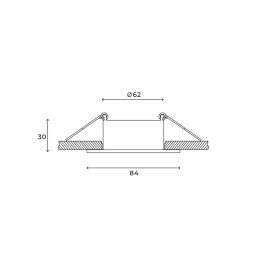 Встраиваемый светильник Hesby Lighting Glow HSBL_0232