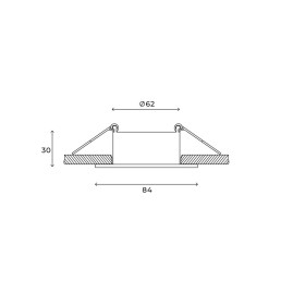 Встраиваемый светильник Hesby Lighting Glow HSBL_0232