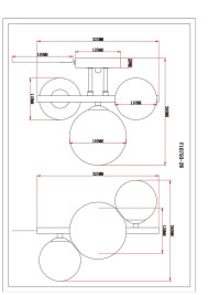 Бра Moderli Renny V10793-3W