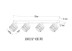 Спот Arte Lamp Atria A8031PL-4WH