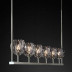 Подвесная люстра Imperium Loft Rh Boule De Cristal Linear Chandelier 6 Nickel 240203-22