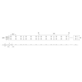 Светодиодная влагозащищенная лента Feron 19,2W/m 240LED/m 2835SMD теплый белый 5M LS615 27734