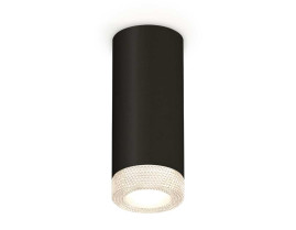Комплект накладного светильника Ambrella light Techno Spot XS7443010 SBK/CL черный песок/прозрачный (C7443, N7191)