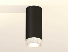 Комплект накладного светильника Ambrella light Techno Spot XS7443010 SBK/CL черный песок/прозрачный (C7443, N7191)