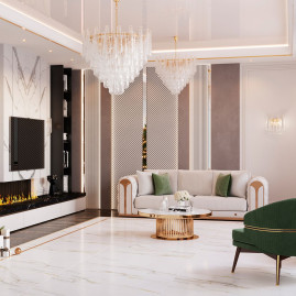 Настенный светильник Crystal Lux FONTAIN AP2 GOLD
