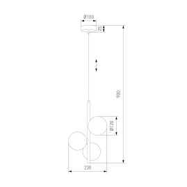Подвесная люстра TK Lighting 4838 Estera
