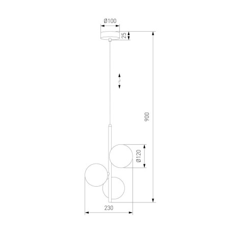 Подвесная люстра TK Lighting 4838 Estera