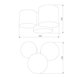 Потолочный светильник TK Lighting 3275 Mona Kids
