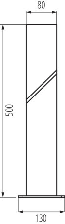 Садовый светильник Kanlux LAVEN 50 GR 36546