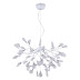 Подвесная светодиодная люстра Crystal Lux Evita SP63 White/Transparent
