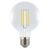 Лампа светодиодная Uniel E27 5W 3000K прозрачная LED-G95-5W/3000K/E27/CL GLY01TR UL-00011942