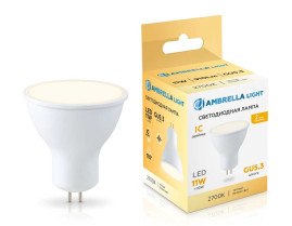 Светодиодная лампа MR16 11W 2700K Ambrella light Bulding 161103