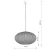 Подвесная люстра Nowodvorski Rattan L Wood 11155