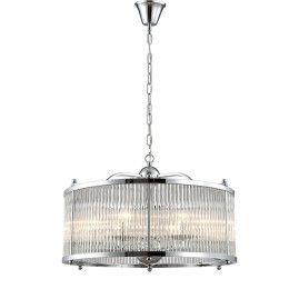 Подвесная люстра Crystal Lux Tadeo SP6 D600 Chrome/Transparente