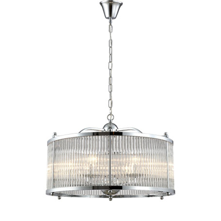 Подвесная люстра Crystal Lux Tadeo SP6 D600 Chrome/Transparente