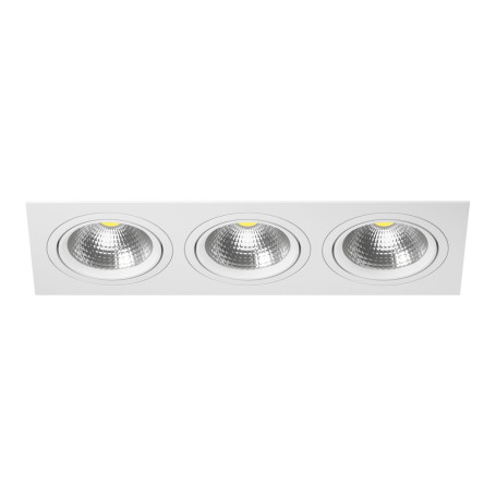 Комплект из светильника и рамки Lightstar Intero 111 (217836+217906+217906+217906) i836060606
