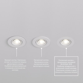 Встраиваемый светильник Denkirs Billum DK3020-WH