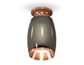 Комплект накладного светильника Ambrella light Techno Spot XS1123044 DCH/PPG черный хром/золото розовое полированное (N6906, C1123, N7035)