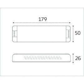 Блок питания для светодиодной ленты Italline M04-514 ITA-24V-200W