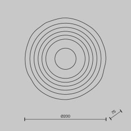 Настенный светодиодный светильник Maytoni Sparkle MOD343WL-L5BS3K