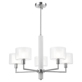 Подвесная люстра Crystal Lux Maestro SP-PL5 Chrome