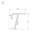 Профиль Arlight Stretch-Shadow-Tech-Ceil-2000 Black 040704