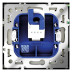 Розетка компьютерная встраиваемая Voltum S70 RJ45 кат.6, (сталь) VLS060105