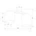Потолочная люстра TK Lighting 4165 Tora Grey