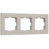 Рамка на 3 поста Werkel Slab дымчатый софт W0032917 a071626