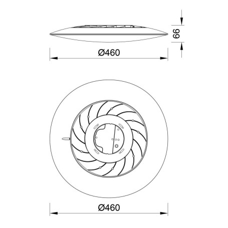 Потолочный светильник Mantra SLIM CCT 8692
