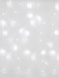 Уличная светодиодная гирлянда Uniel занавес 220V белый ULD-C3020-240/STK White IP44 UL-00007213