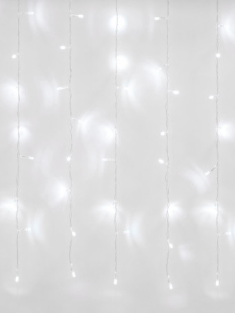 Уличная светодиодная гирлянда Uniel занавес 220V белый ULD-C3020-240/STK White IP44 UL-00007213