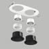 Комплект со светильником Lightstar Domino Round (214656+214607+214607+214006+214006) D6560707WMOD