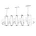 Подвесная люстра Crystal Lux Nicolas SP12 L1600 Nickel/White