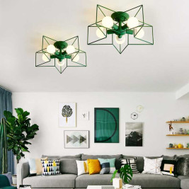 Потолочная люстра Imperium Loft Asteri Green 178357-26