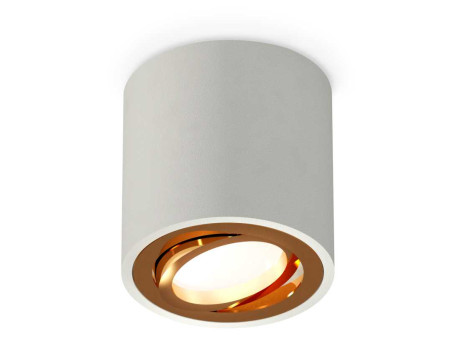 Комплект накладного светильника Ambrella light Techno Spot XS7533004 SGR/PYG серый песок/золото желтое полированное (C7533, N7004)