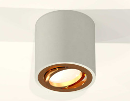 Комплект накладного светильника Ambrella light Techno Spot XS7533004 SGR/PYG серый песок/золото желтое полированное (C7533, N7004)